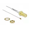 Cavo antenna connettore femmina SMA pannello su connettore maschio I-PEX Inc. MHF 4 0,81 20 cm bianco
