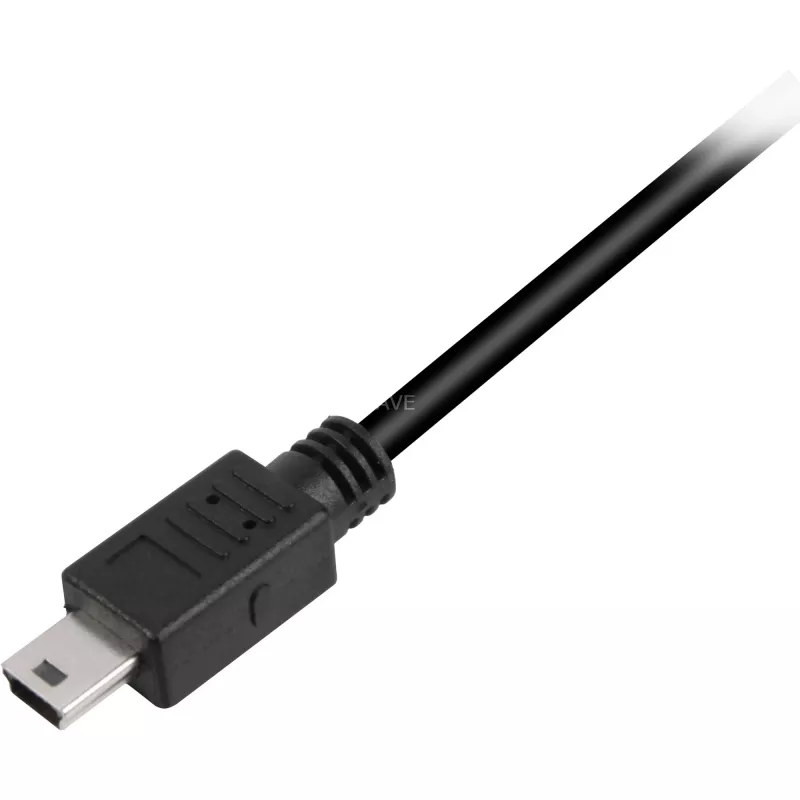Cavo USB 2.0, connettore maschio USB-A > connettore maschio Mini-USB nero, 3,0 metri, doppio schermo