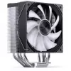 Dissipatore CPU Jonsbo CA40 nero ARGB, ventola PWM 120 mm, 225 W TDP, nero
