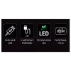 Lampada decorativa neon MANTA SNL90MT Style Neon Lights — motivo astronauta su razzo