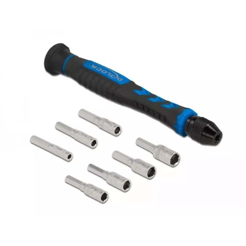 Set di cacciaviti DeLOCK 90551 8 pz. bussola esagonale cava 2,5 - 5,5 mm