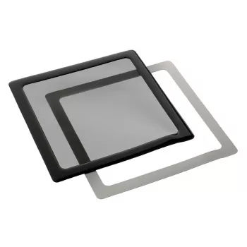 Filtro antipolvere DEMCiflex 140 mm quadrato - nero/nero