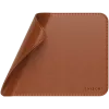 Tappetino per mouse Satechi Premium – tappetino per mouse in pelle vegana (marrone)