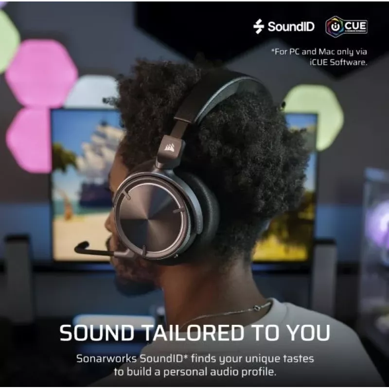 Cuffie Virtuoso Max Wireless Carbon