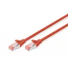 Cavo patch Digitus CAT 6 S/FTP DK-1644-005/R 0,5 m rosso