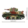 Mattoncini Cobi Carro armato leggero 7TP modello, 669 pezzi, COBI-2661