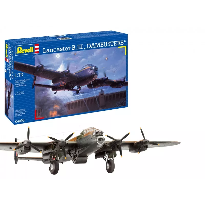 Revell Lancaster B. III Dambusters (04295) scala 1:72 kit modello aereo in plastica