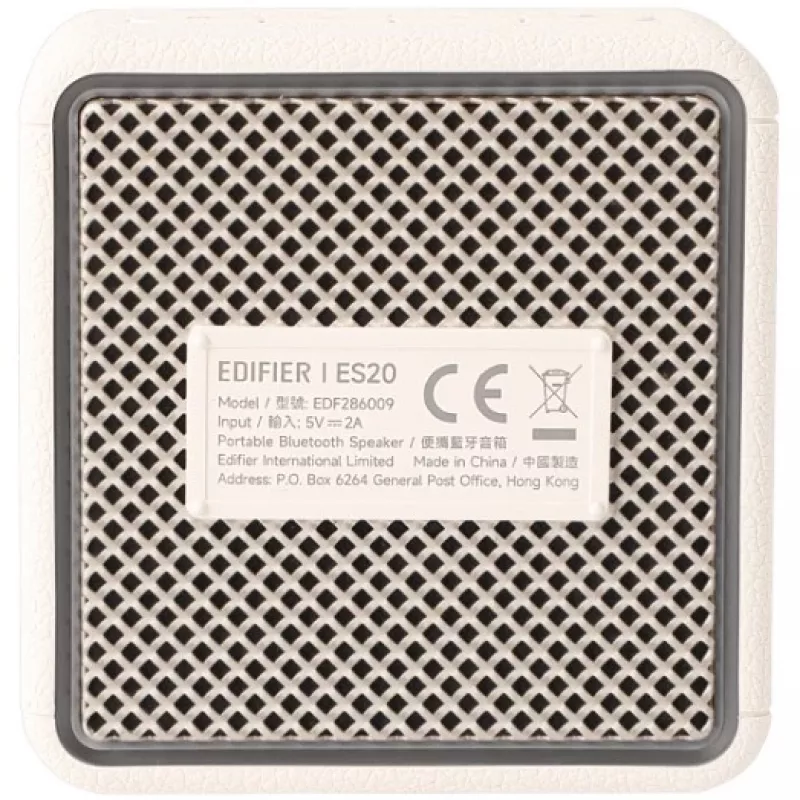 Altoparlante stereo portatile Edifier ES20 bianco
