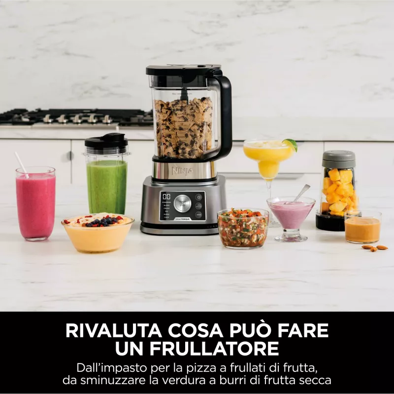 Ninja CB350EU Foodi Power Nutri frullatore 3-in-1, 1200 W