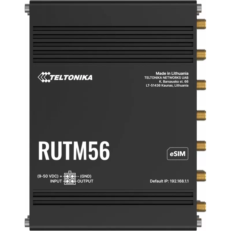 Teltonika RUTM56 router 5G dual modem, RUTM56000000