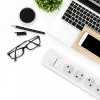Prolunga elettrica Qoltec 50276 1,8 m 5 prese AC per interni bianco