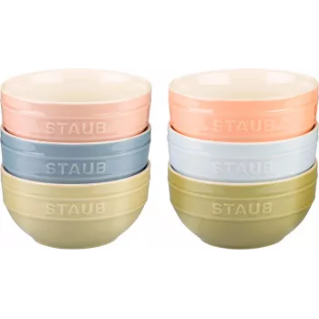 Set di 6 ciotole 14 cm, multicolore