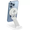 Supporto magnetico SODI BM-310 bianco MagSafe — supporto magnetico per telefono compatibile con caricabatterie MagSafe