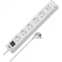 Brennenstuhl Bremounta ciabatta, 5 prese + 2x USB-C, 3 m, bianca