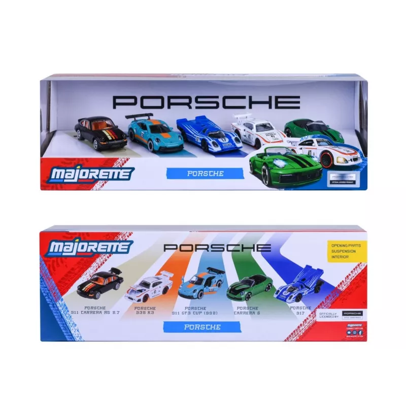 Veicolo Porsche set regalo da 5 pezzi