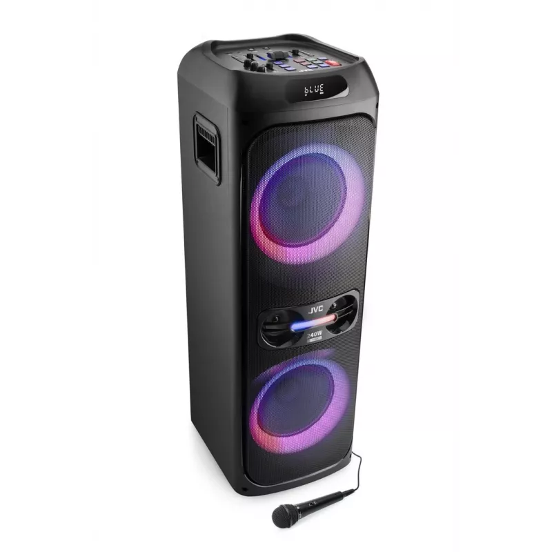 Altoparlante portatile per feste JVC XS-EP624B — nero, a batteria, Bluetooth