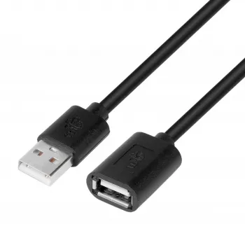 Cavo prolunga USB AM-AF 1,8 m nero