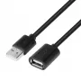Cavo prolunga USB AM-AF 1,8 m nero