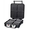 Macchina per waffle Ravanson GR-7030 — 4 waffle, 1100 W, piastre antiaderenti, termostato regolabile, manico che rimane freddo