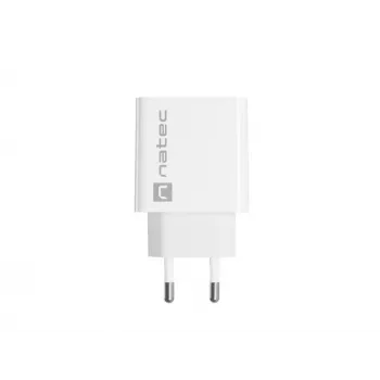 Caricabatterie rapido USB-C da interni NATEC RIBERA 12V 20W Quick Charge 3.0 bianco