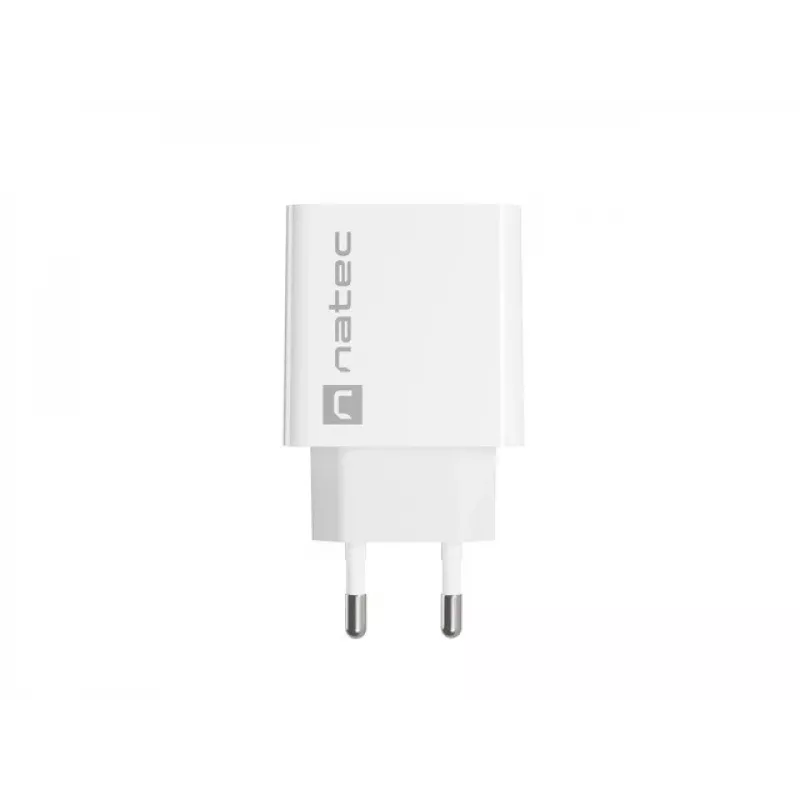 Caricabatterie rapido USB-C da interni NATEC RIBERA 12V 20W Quick Charge 3.0 bianco