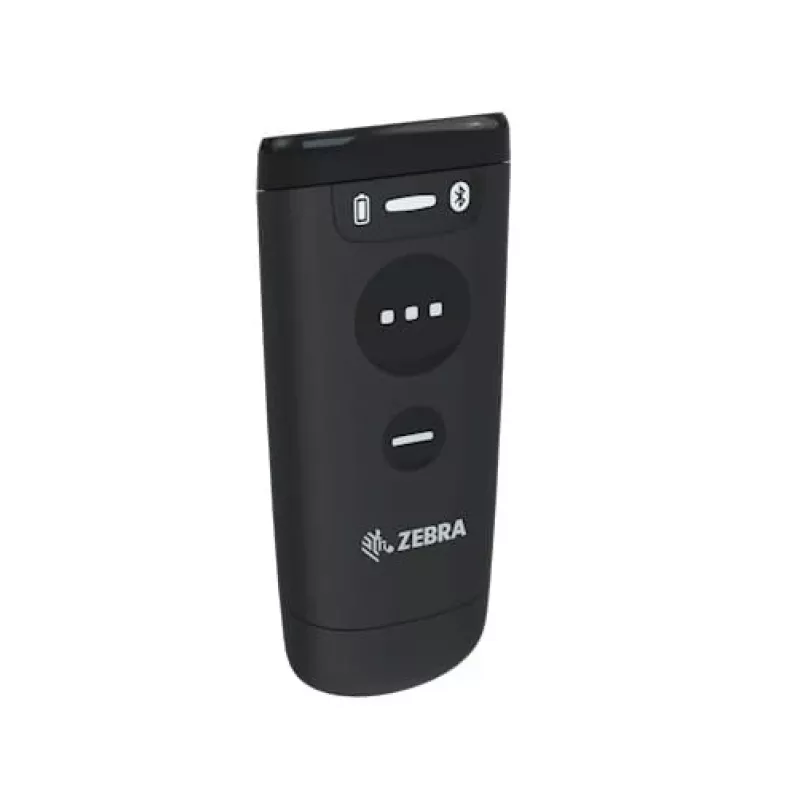 Lettore di codici a barre palmare Zebra CS60 1D/2D LED wireless IP65 nero, Bluetooth/USB, portata 100 m, 83 g