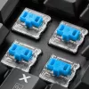 PureWriter RGB, tastiera da gaming nera, layout FR, Kailh Choc Low Profile Blue