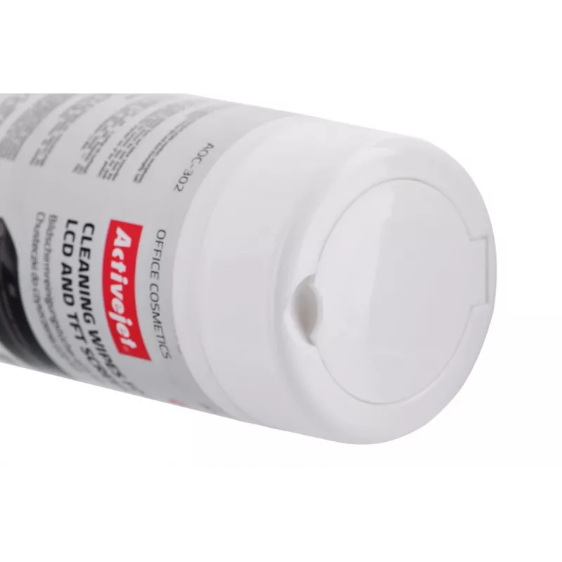 Panni detergenti per schermi LCD Activejet AOC-302, 100 pz.