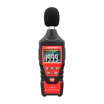 Misuratore digitale di decibel Habotest HT622B — fonometro con ponderazione A/C, interfaccia USB