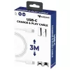 Cavo charge and play USB-C SUBSONIC SA5634 per PS5 – ricarica e connessione dati via cavo
