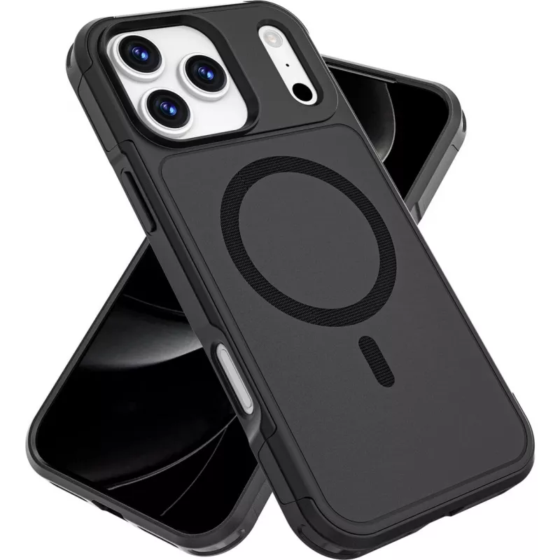 Custodia Border 4smarts Defend iPhone 17 Pro Max nero 17,5 cm