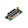 Iniettore PoE Extralink Gigabit 4 porte, 4x 1000Mb/s RJ45, 48V, blu/nero