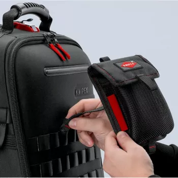Borsa per utensili Knipex Modular Bag 00 19 50 LE nero/rosso, vuota, custodia modulare per utensili