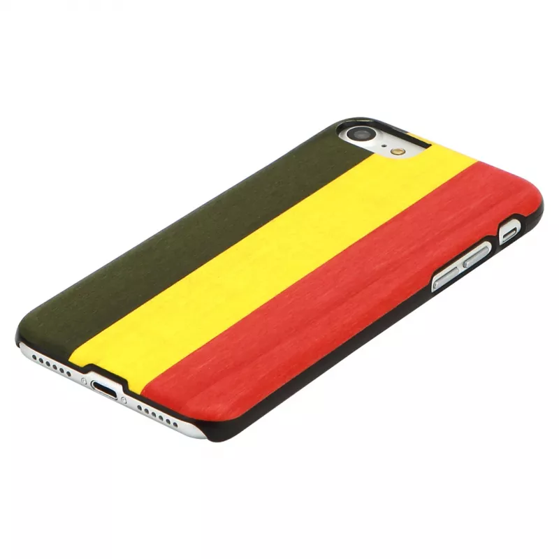 Custodia per cellulare Man and Wood per iPhone 7/8 — reggae nero
