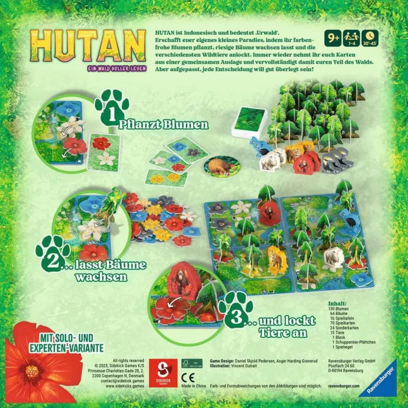 Hutan, gioco da tavolo