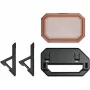 Kit supporto per chassis per The Tower 600 Mocha Mousse (nero/moka, per posizionamento orizzontale)
