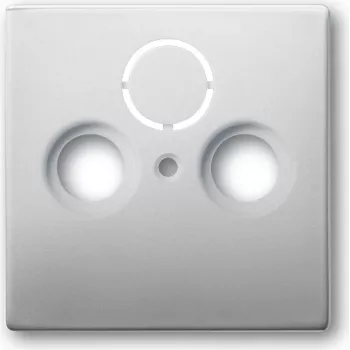 BUSCH JAEGER 1743-866 - bianco - plastica - Busch-Jaeger - lucido - 0230-101 - 0230-0-0250 - SAT + TV + Radio