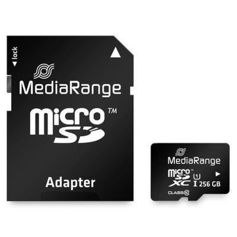 Scheda di memoria MediaRange 256GB MicroSDXC UHS-I Class 10 MR946