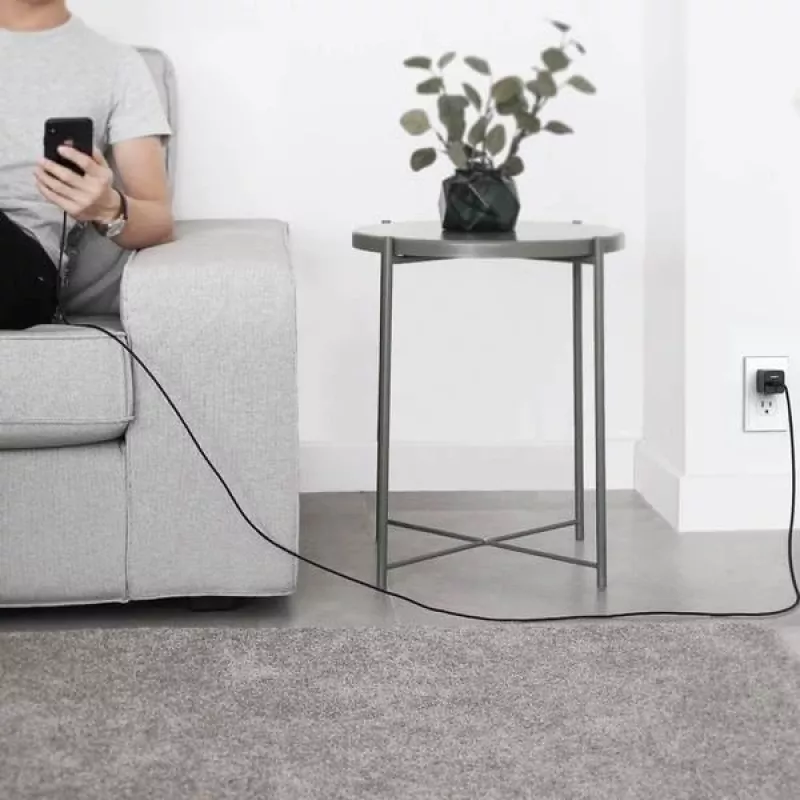 AUKEY CB-AL05 cavo in nylon da Lightning a USB-A MFi, 2 m, nero