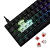 Tastiera meccanica gaming White Shark Shinobi-2 con switch Red, nera, layout US