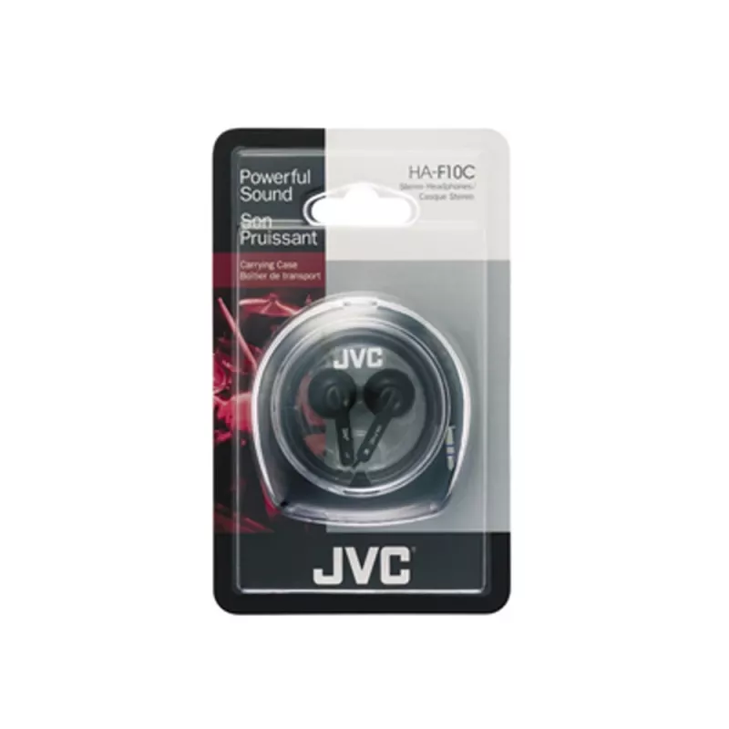 JVC Ear Bud Headphone cuffie con filo in-ear musica nero