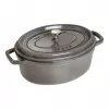 Cocotte ovale in ghisa Staub 29 cm, grigio grafite