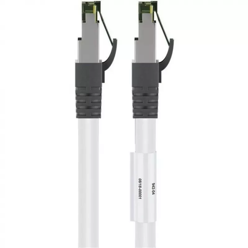 Wentronic 55127 - 5 m - Cat8.1 - S/FTP (S-STP) - RJ-45 - RJ-45 - bianco