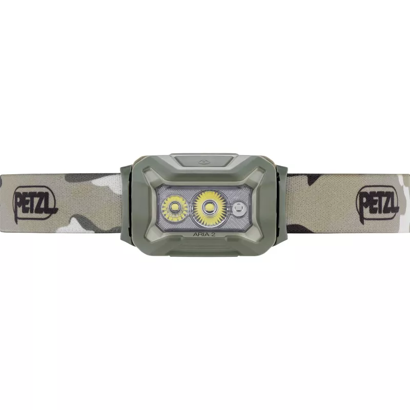 Petzl Aria 2 RGB lampada frontale, colore desert (E070BA02)