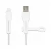 DeLOCK tappo parapolvere per connettore maschio USB Type-A e connettore maschio Apple Lightning, set 2 pezzi bianco