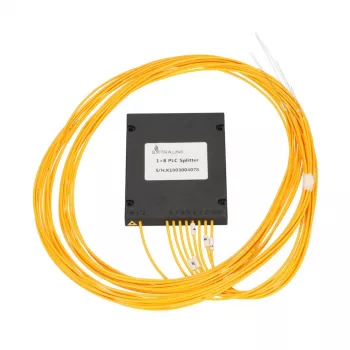 Splitter PLC in fibra ottica 1:8 Extralink SC/APC 2,0 mm 1,5 m G657A modulo ABS (senza connettore)