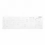 Contour Design Active Key Contour QuickClean tastiera medicale IP68 full-size con filo bianco DE C8112