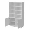 Armadio contenitore Cama Meble LIVERTI libreria 100×420×1705 mm bianco