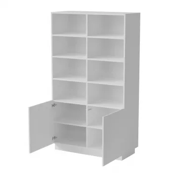 Armadio contenitore Cama Meble LIVERTI libreria 100×420×1705 mm bianco