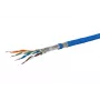 Cavo di rete Metz Connect 1308427B34145 Cat7a S/FTP blu 100m